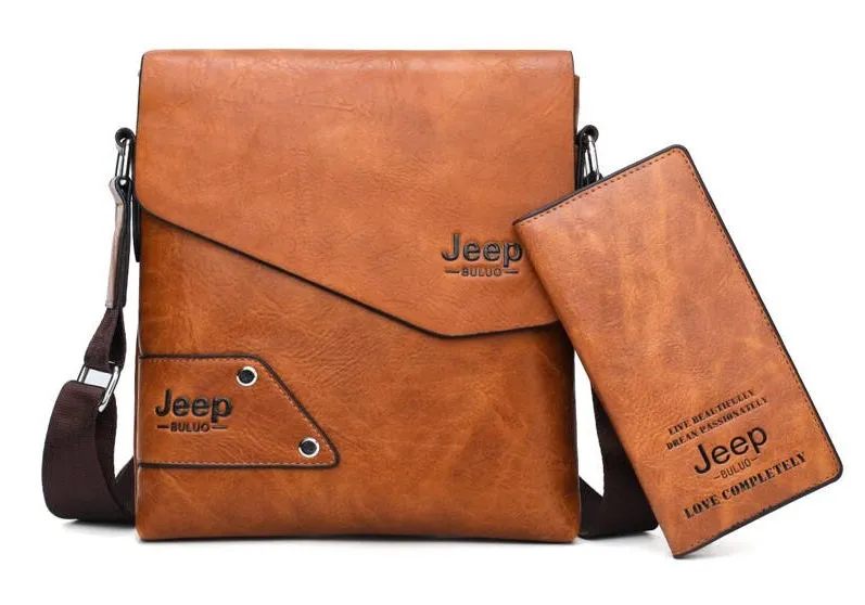 Men's Leather Shoulder Bag For iPad