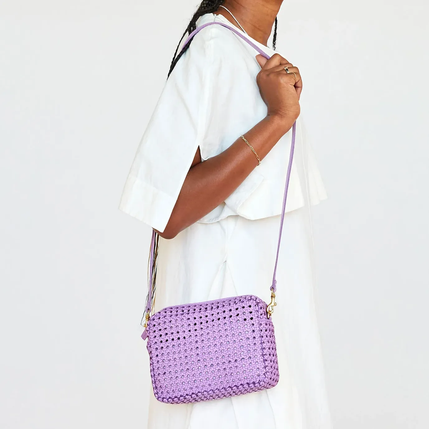 Midi Sac (Lilac Rattan)
