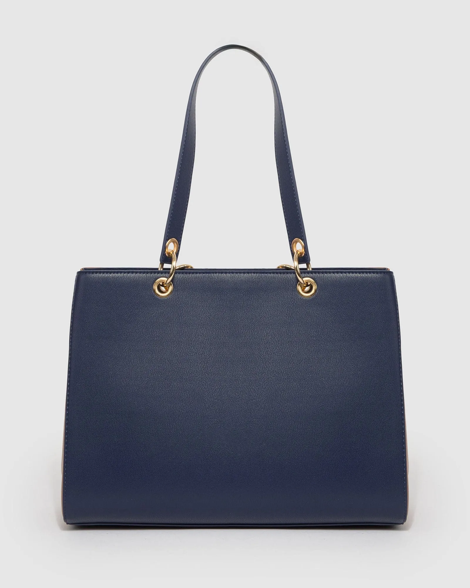 Multi Colour Demi Panel Tote Bag