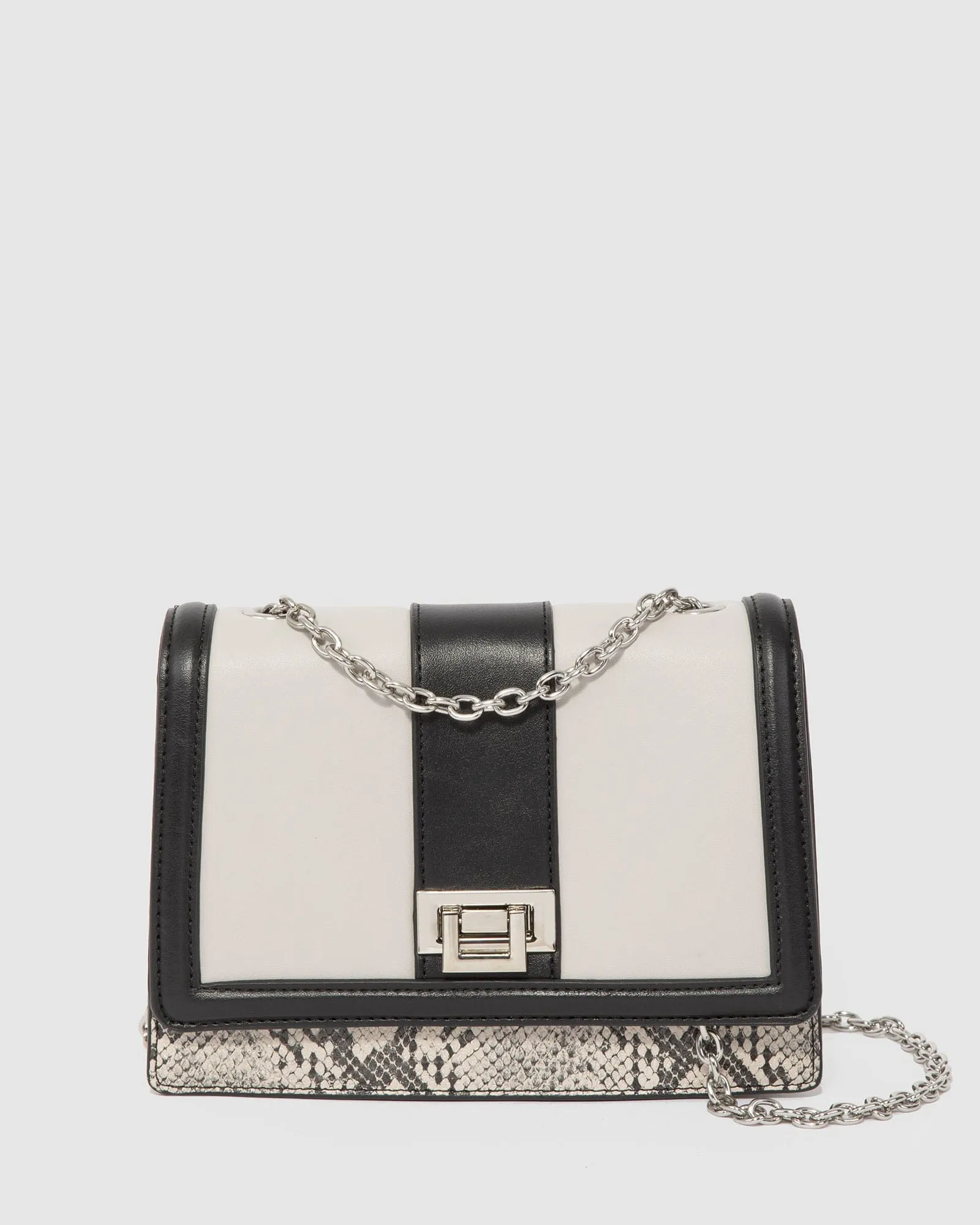Multi Colour Hadly Lock Crossbody Bag