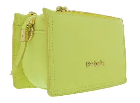 Pierre Cardin Lemon Leather Small Structured Square Crossbody Bag