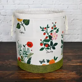 Pretty Canvas Bucket Bag in Rifle Paper Co's Curio
