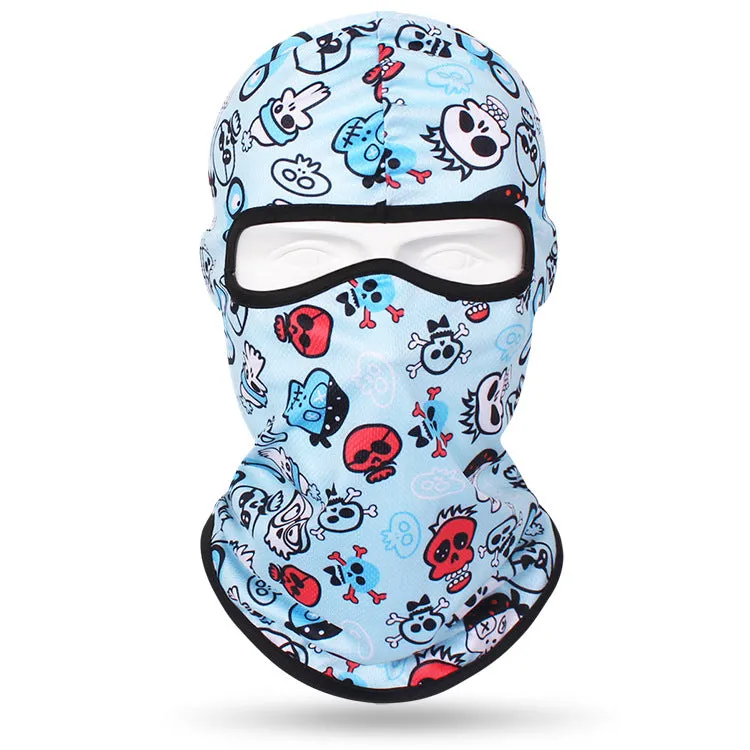 Quick-drying sweat-absorbent breathable skull mask for men and women outdoor cycling headgear skull neck scarf bicycle sun protection neck cover