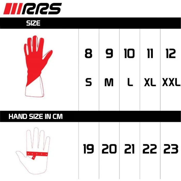 RRS Virage2 Racing Gloves (White/Grey) - FIA Approved (8856-2018)