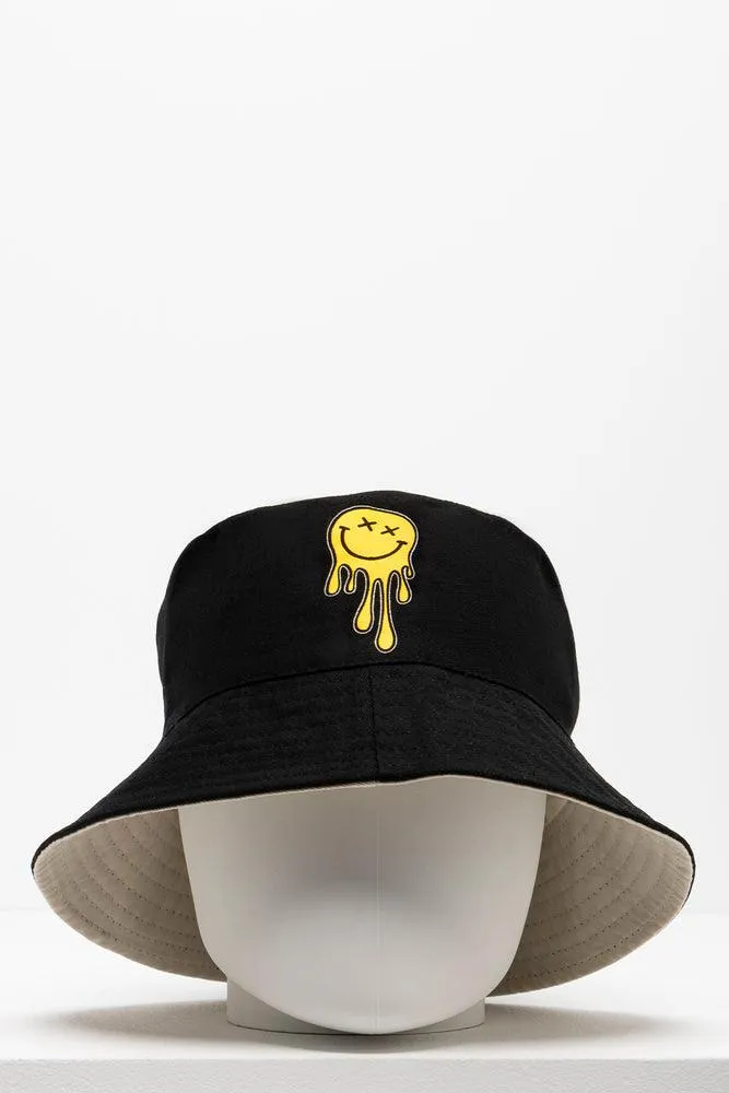 Smiley Reversable Bucket Hat