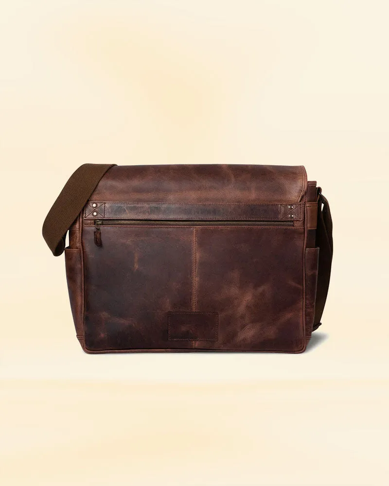 THE PRICY MESSENGER LEATHER BAG