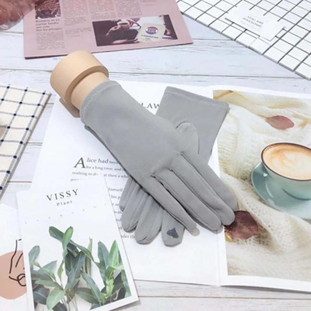 Touch Screen Cashmere Winter Heart Gloves