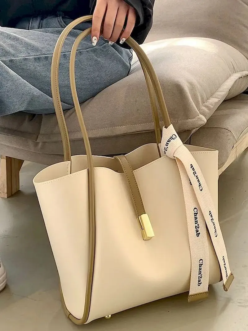 UAKISS  -  Vintage Large Capacity Tote Women Shoulder Bags Luxury Soft Pu Leather Messenger Bag Female Purses  Harajuku