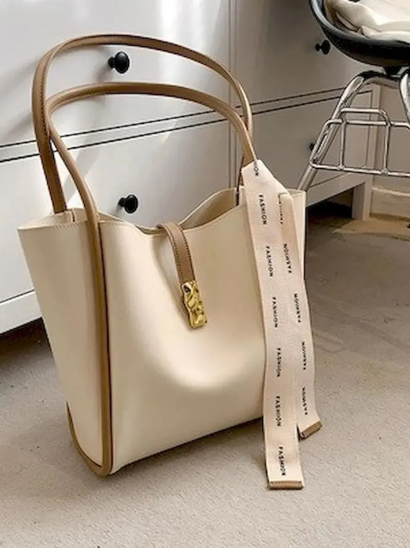 UAKISS  -  Vintage Large Capacity Tote Women Shoulder Bags Luxury Soft Pu Leather Messenger Bag Female Purses  Harajuku