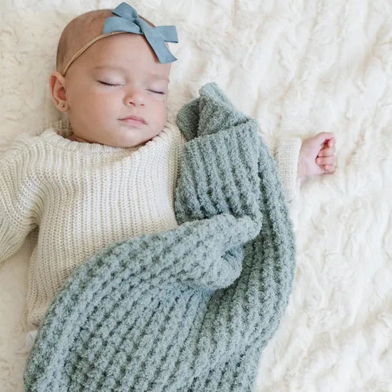 Waffle Knit Mini Blanket