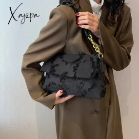 Xajzpa - Green Female Shoulder Bags for Women Luxury Pu Leather Crossbody Bag Small Flap Messenger Bag All Match Design Ladies Handbags