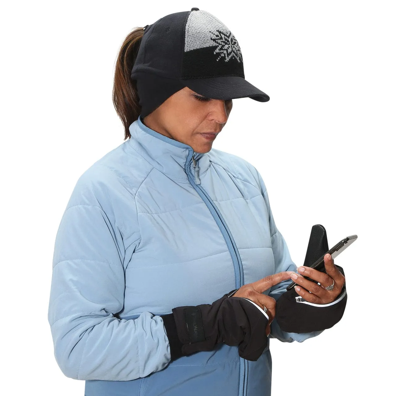 Zip Mitts - Winter Mittens (Women's Sizing)